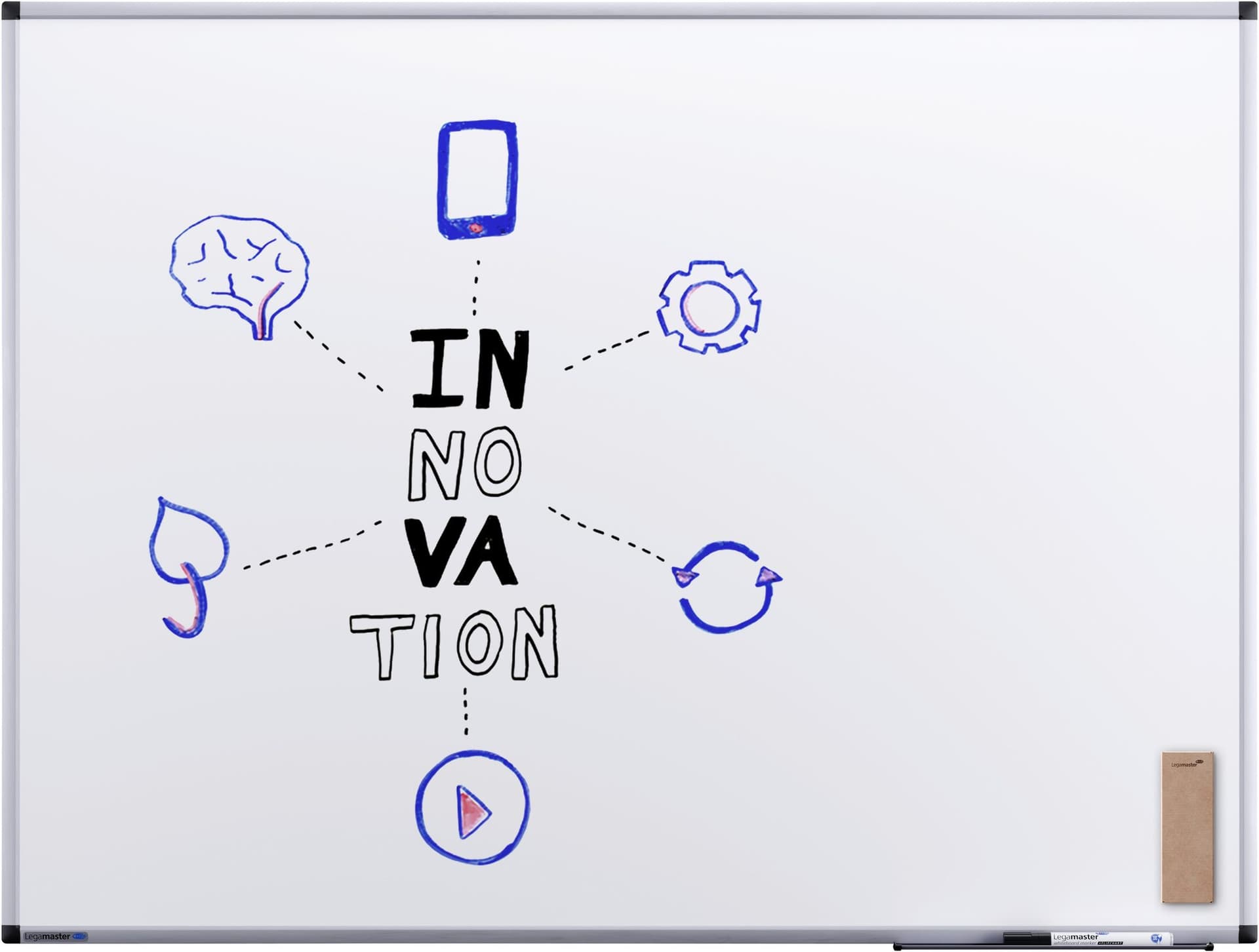 Whiteboard Legamaster UNITE 90x120cm 5