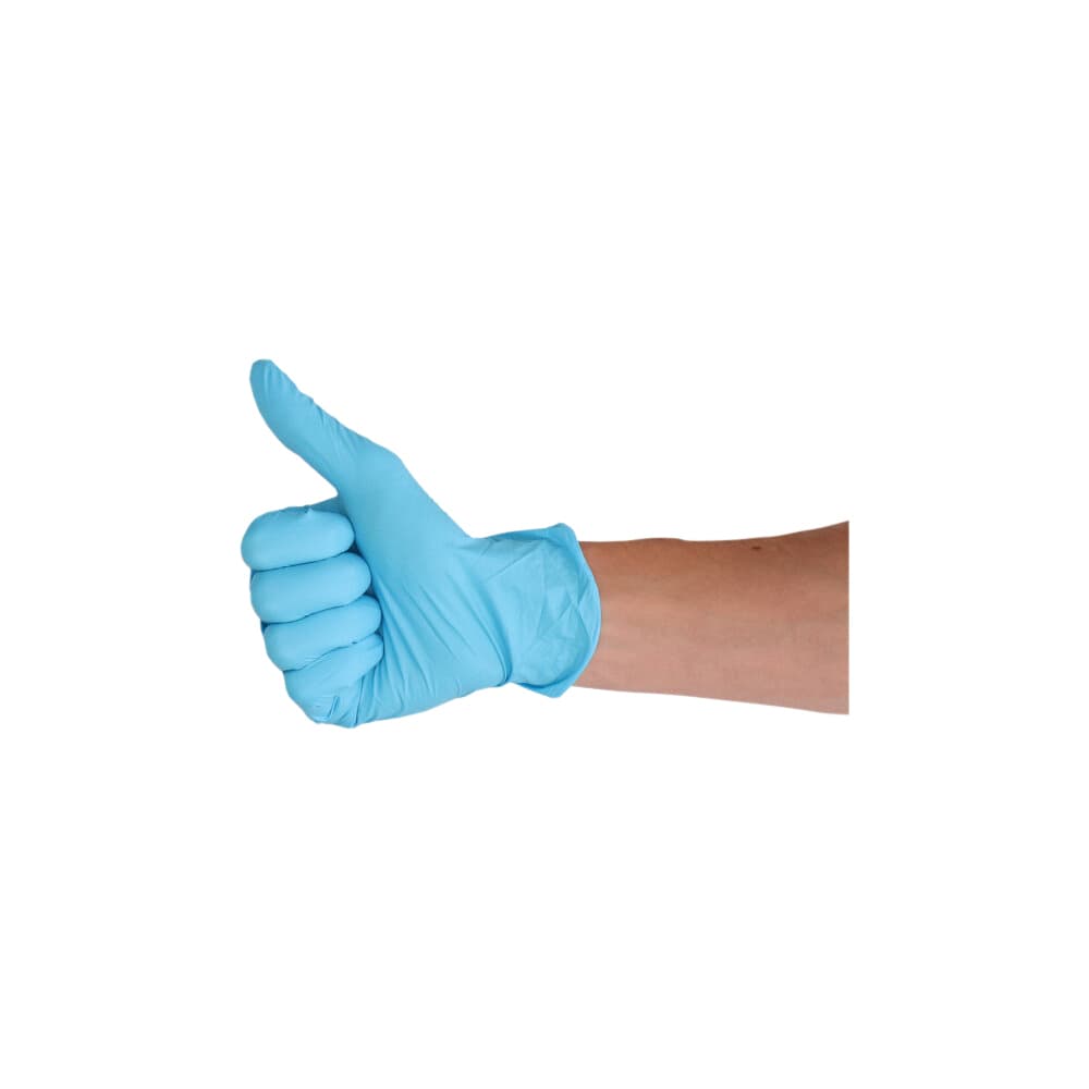 Handschoen CMT M nitril blauw 100 stuks 4