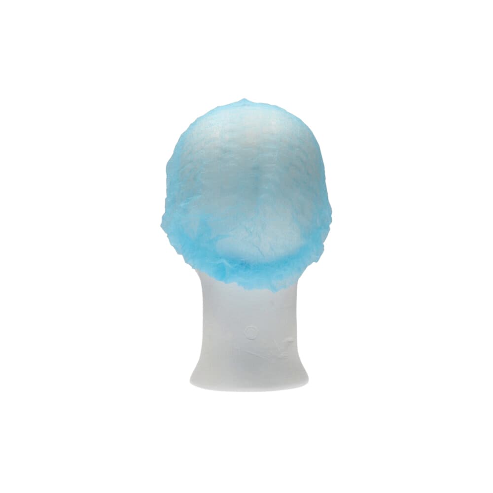 Haarnet CMT clip non-woven M 50cm PP blauw 100 stuks 2