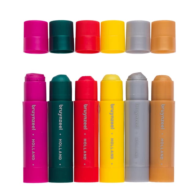 Verfstift Bruynzeel Kids assorti metallic 6 stuks 4