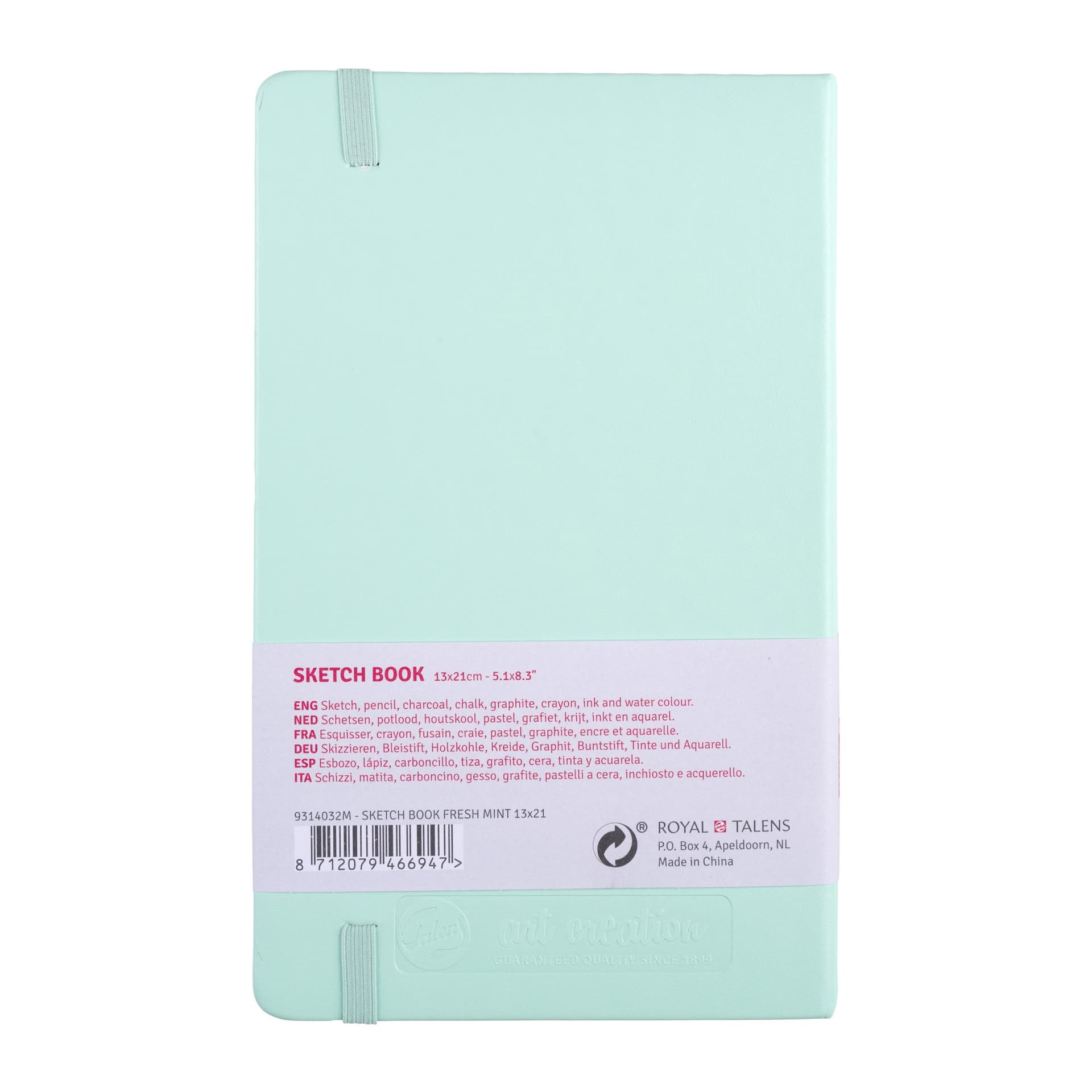 Schetsboek Talens Art Creation 80 vel 140gr 130x210mm frisse munt 2
