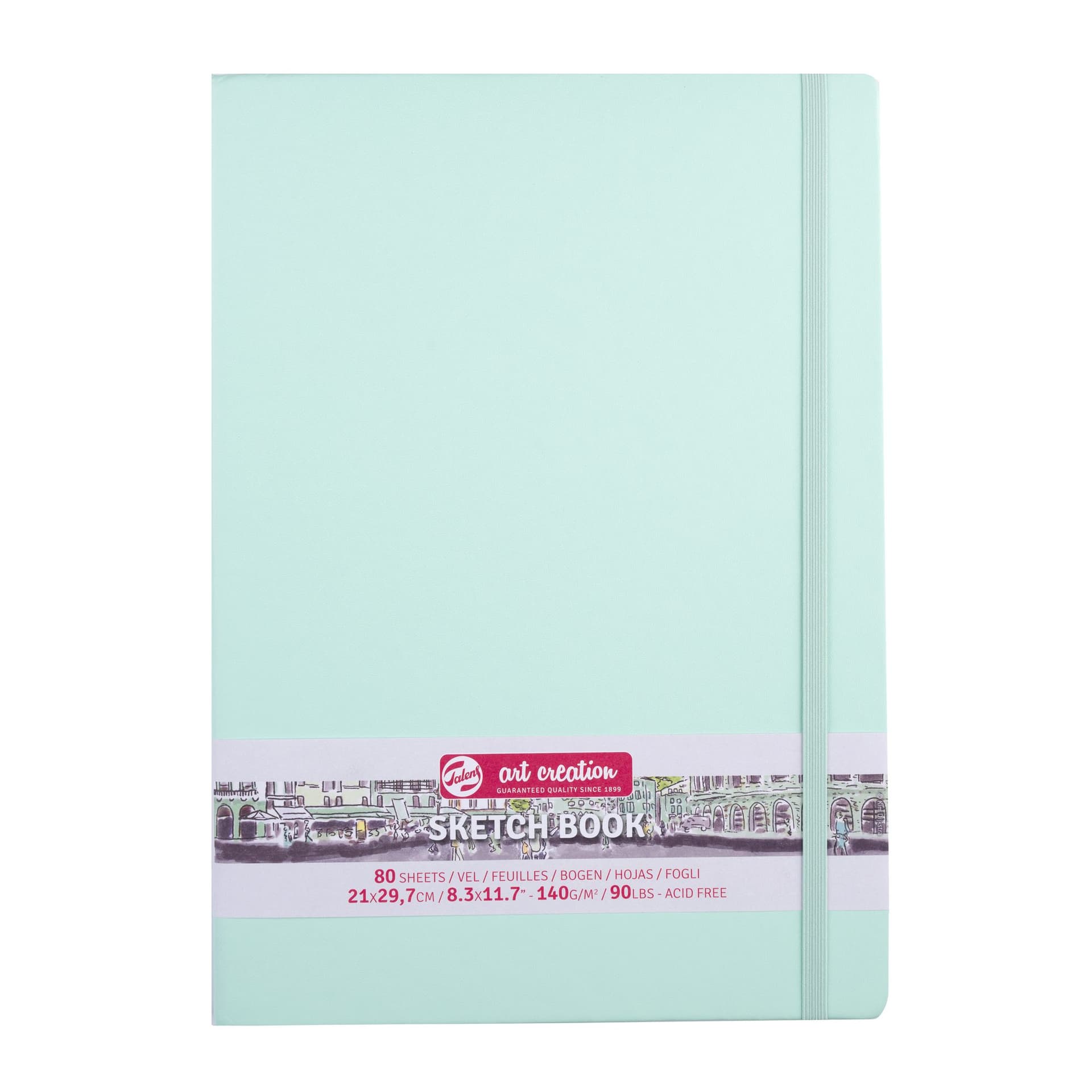 Schetsboek Talens Art Creation 80 vel 140gr 210x297mm frisse munt