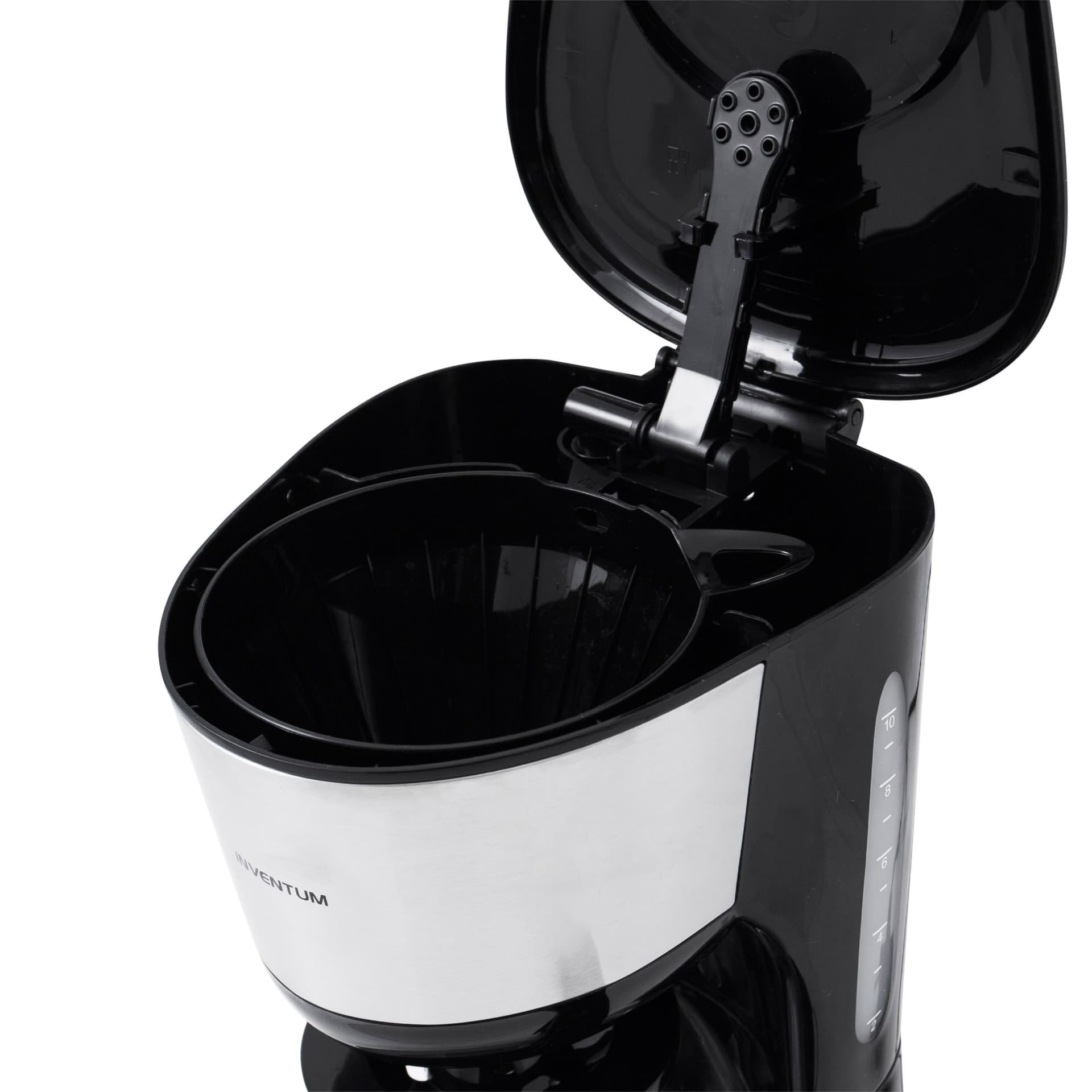 Koffiezetapparaat Inventum 1.25liter zwart met rvs 3