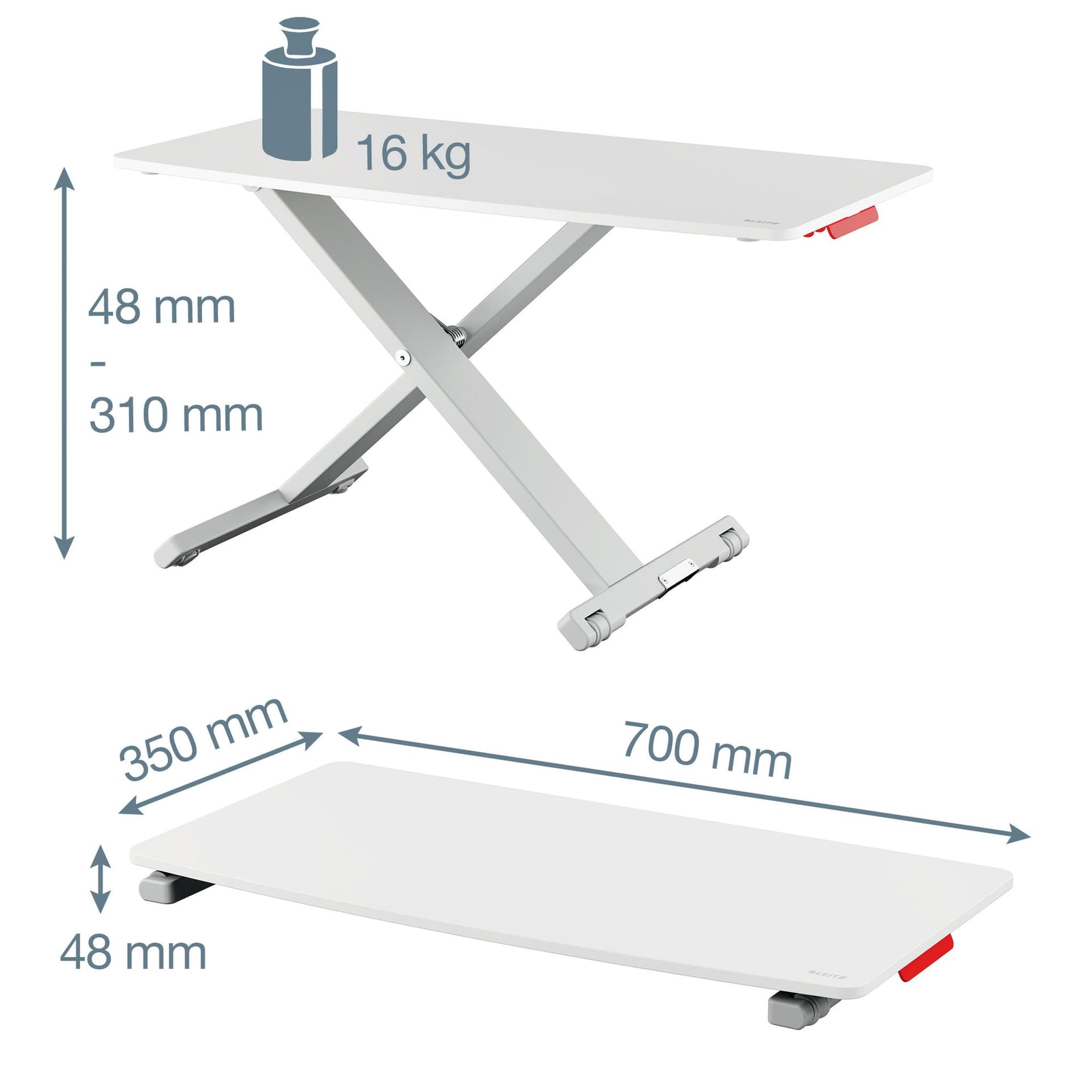 Zit-sta bureau Leitz Ergo Cosy 3