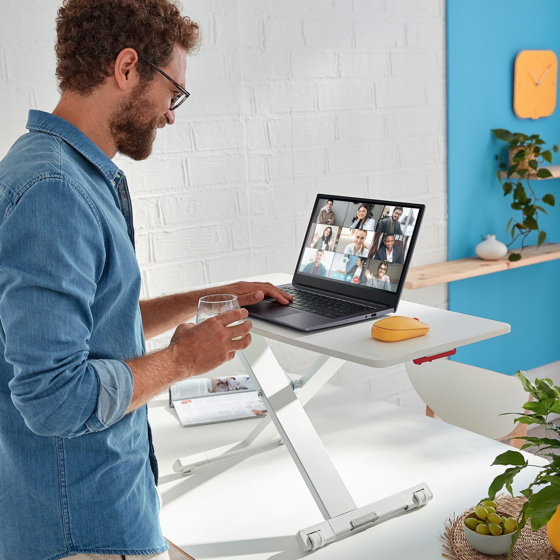 Zit-sta bureau Leitz Ergo Cosy 4