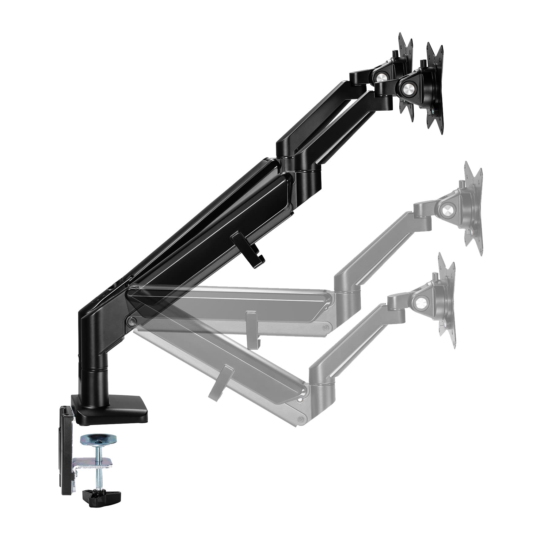 Monitorarm Neomounts DS70-810BL2 10-32 inch zwart 4