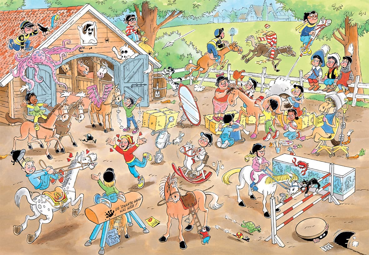 Puzzel Jan van Haasteren Junior The Riding School 360 stukjes 4