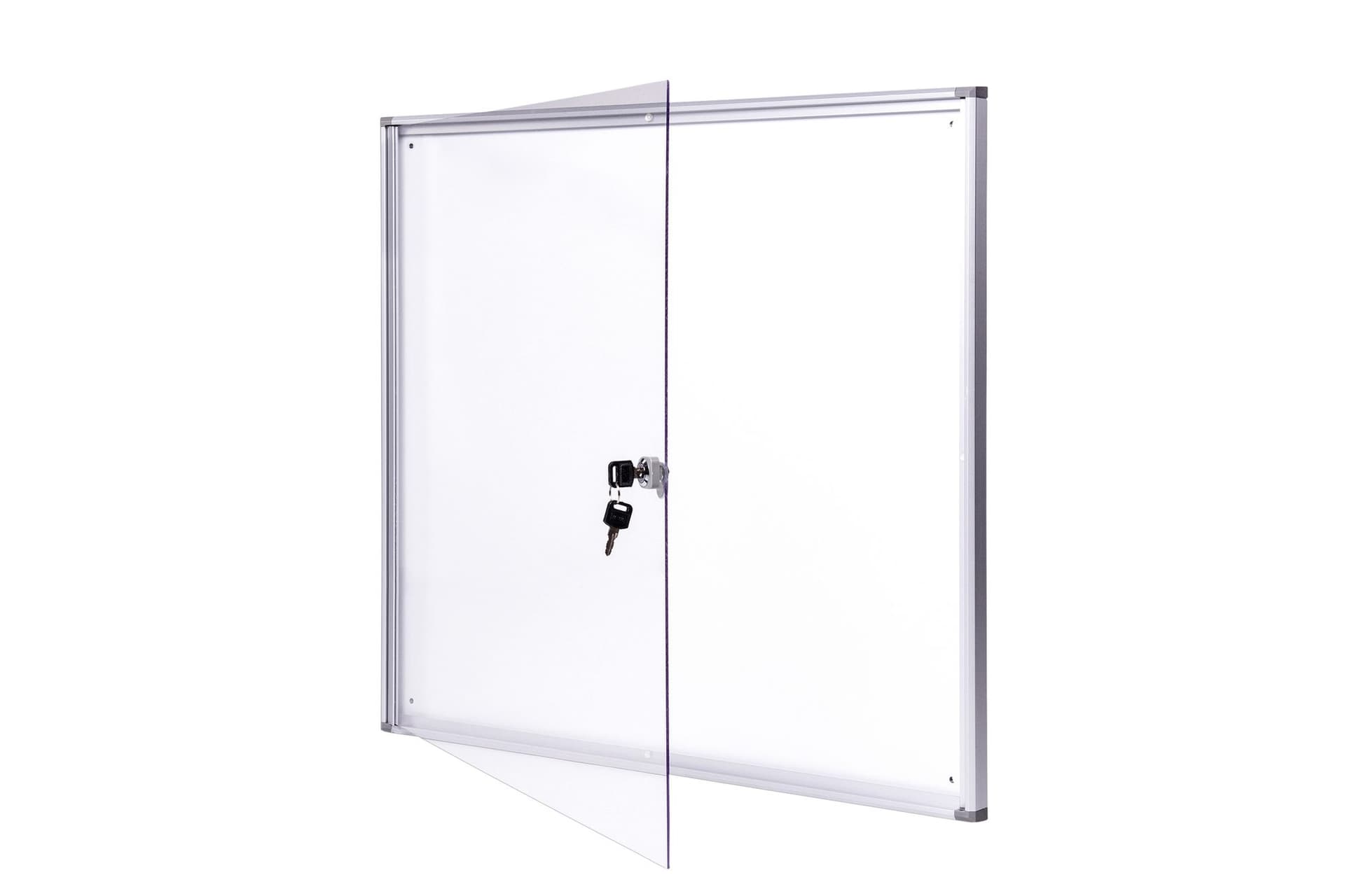Binnenvitrine wand MAULextraslim whiteboard 6xA4 met slot 2