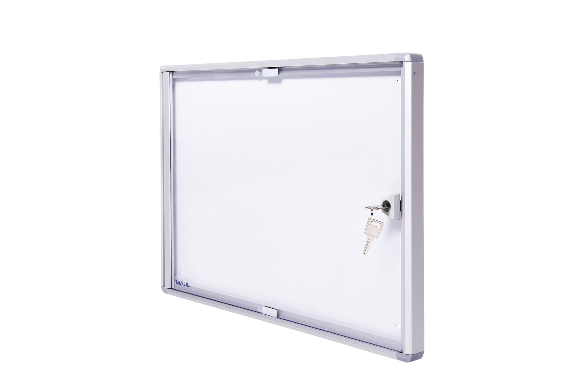 Binnenvitrine wand MAULextraslim whiteboard 2xA4 met slot 2