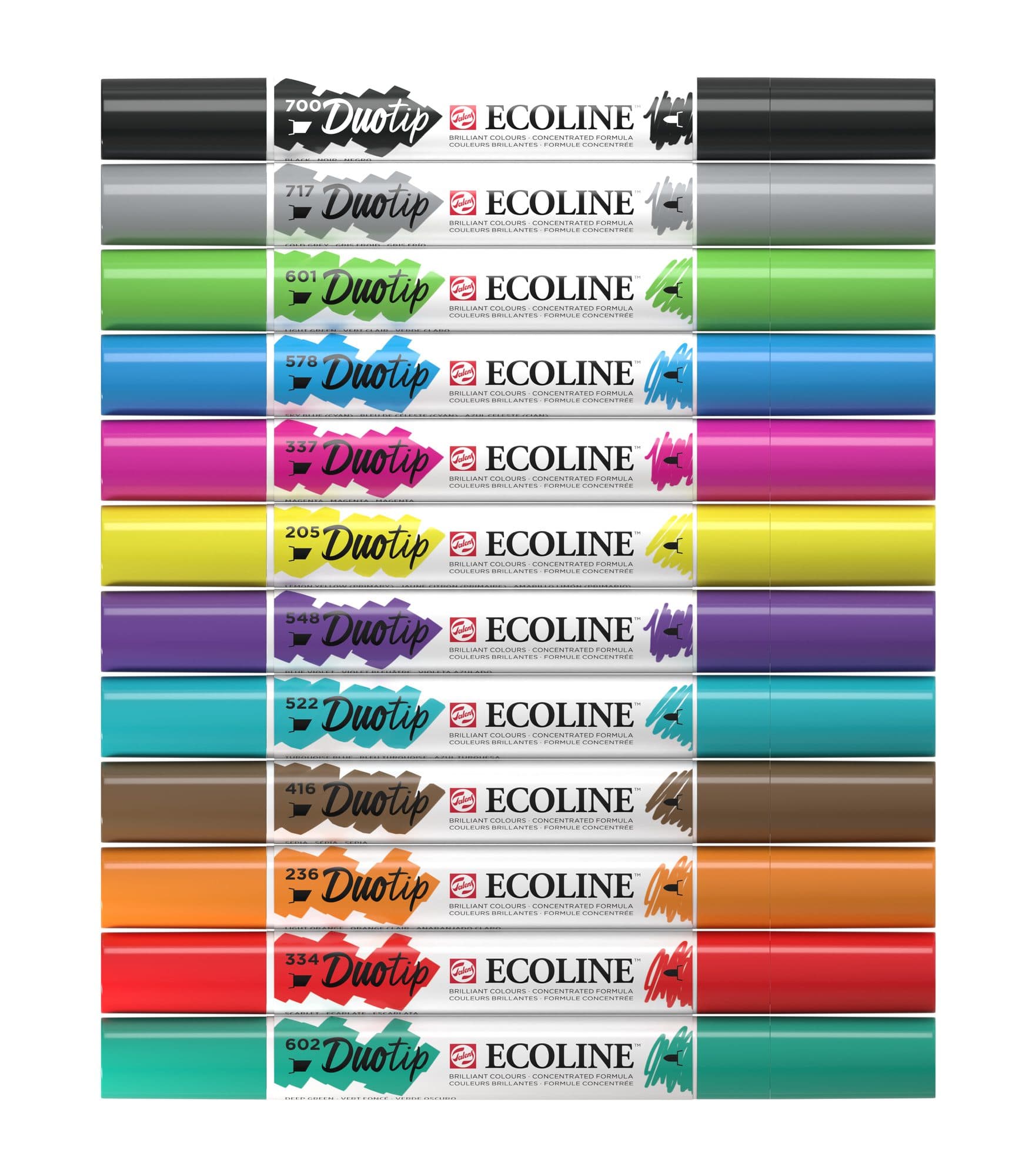 Duotip Talens Ecoline set à 12 stuks basis