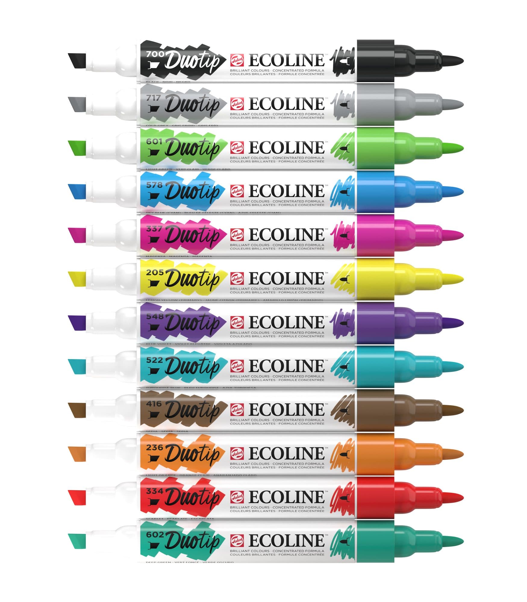 Duotip Talens Ecoline set à 12 stuks basis 2