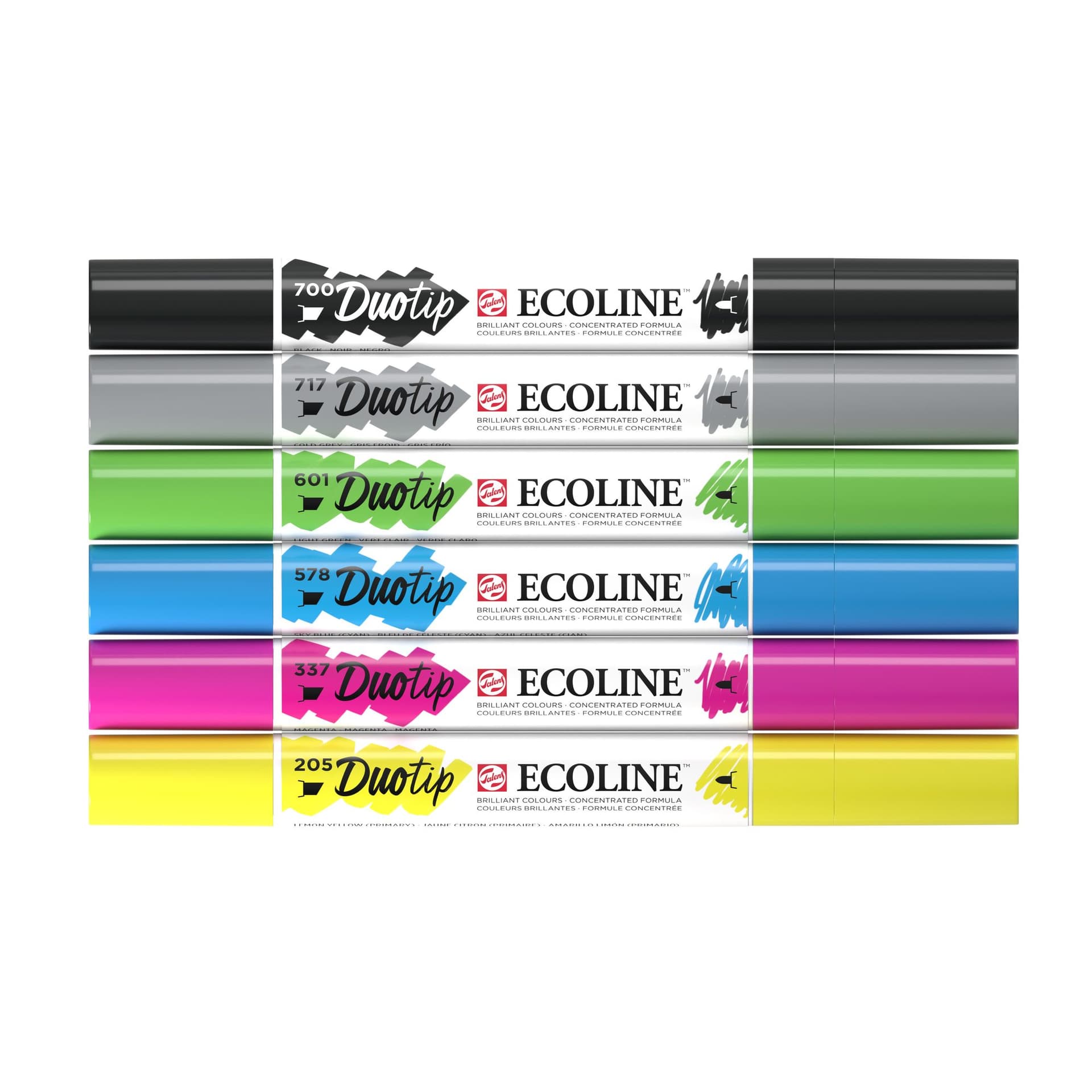Duotip Talens Ecoline set à 6 stuks basis