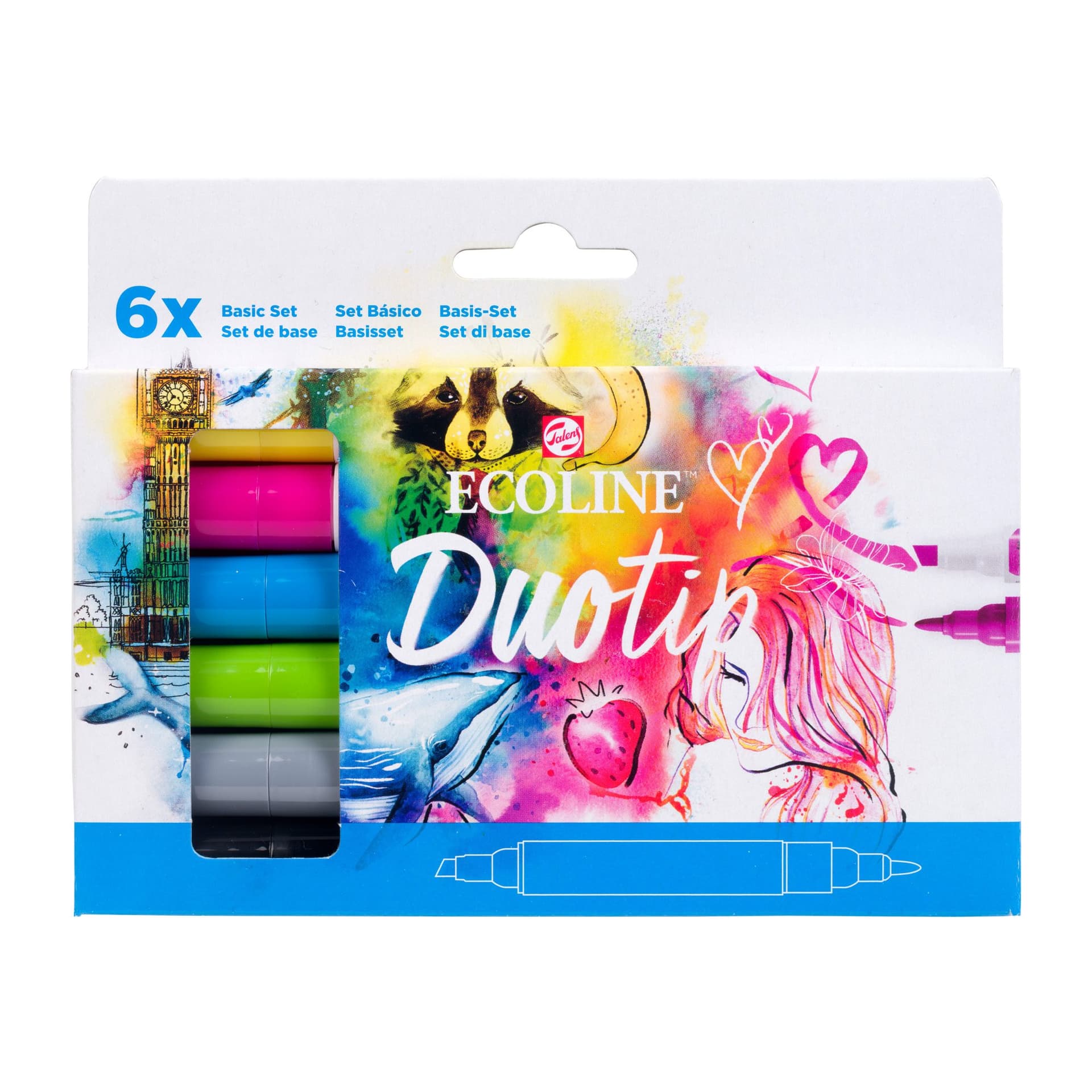 Duotip Talens Ecoline set à 6 stuks basis 3
