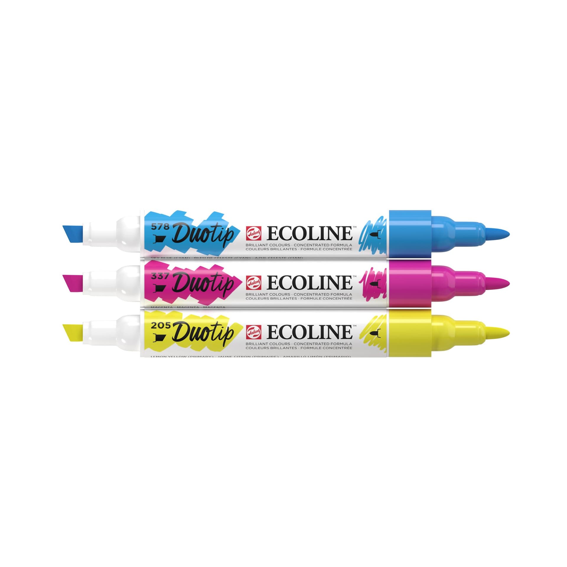 Duotip Talens Ecoline set à 3 stuks primair 2