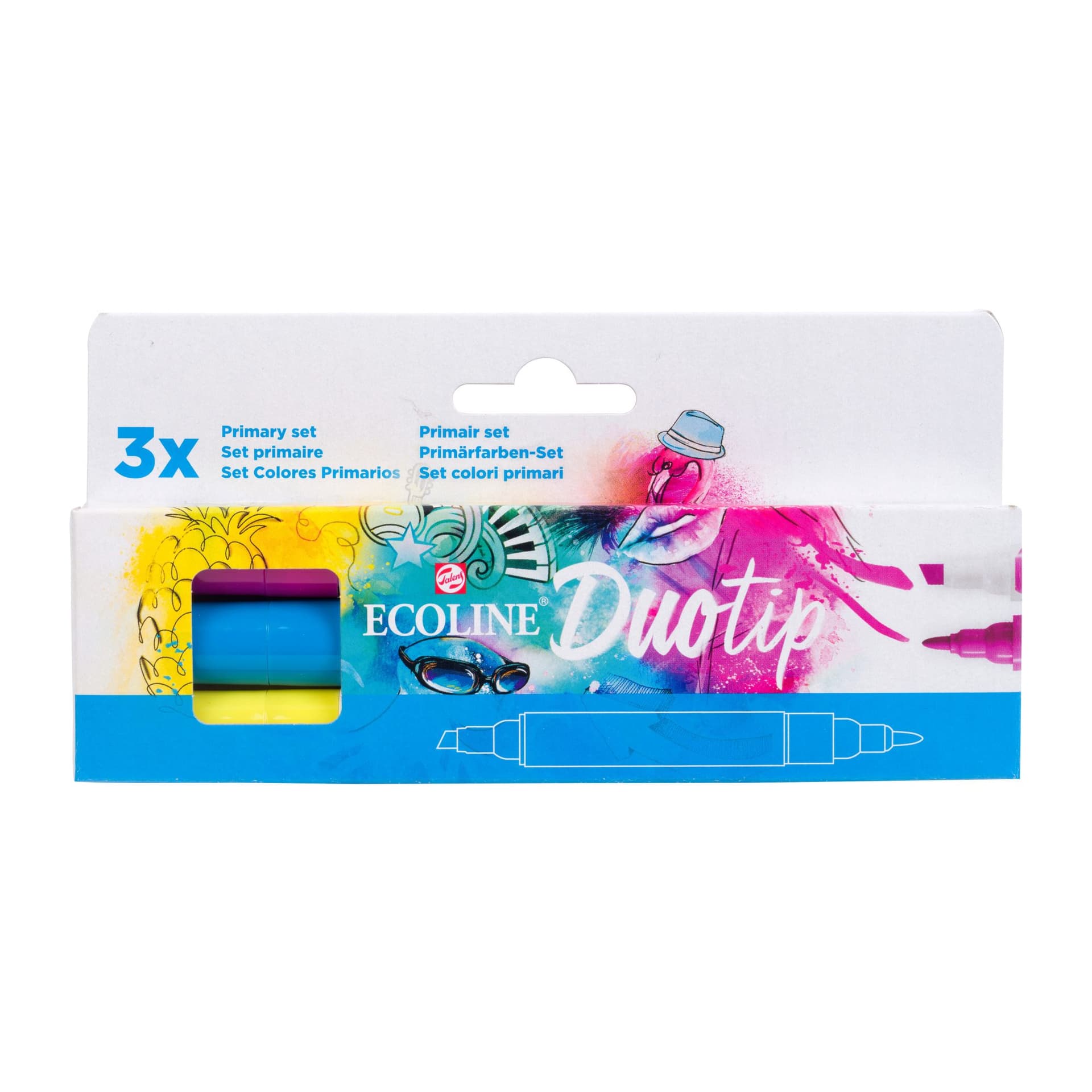Duotip Talens Ecoline set à 3 stuks primair 3