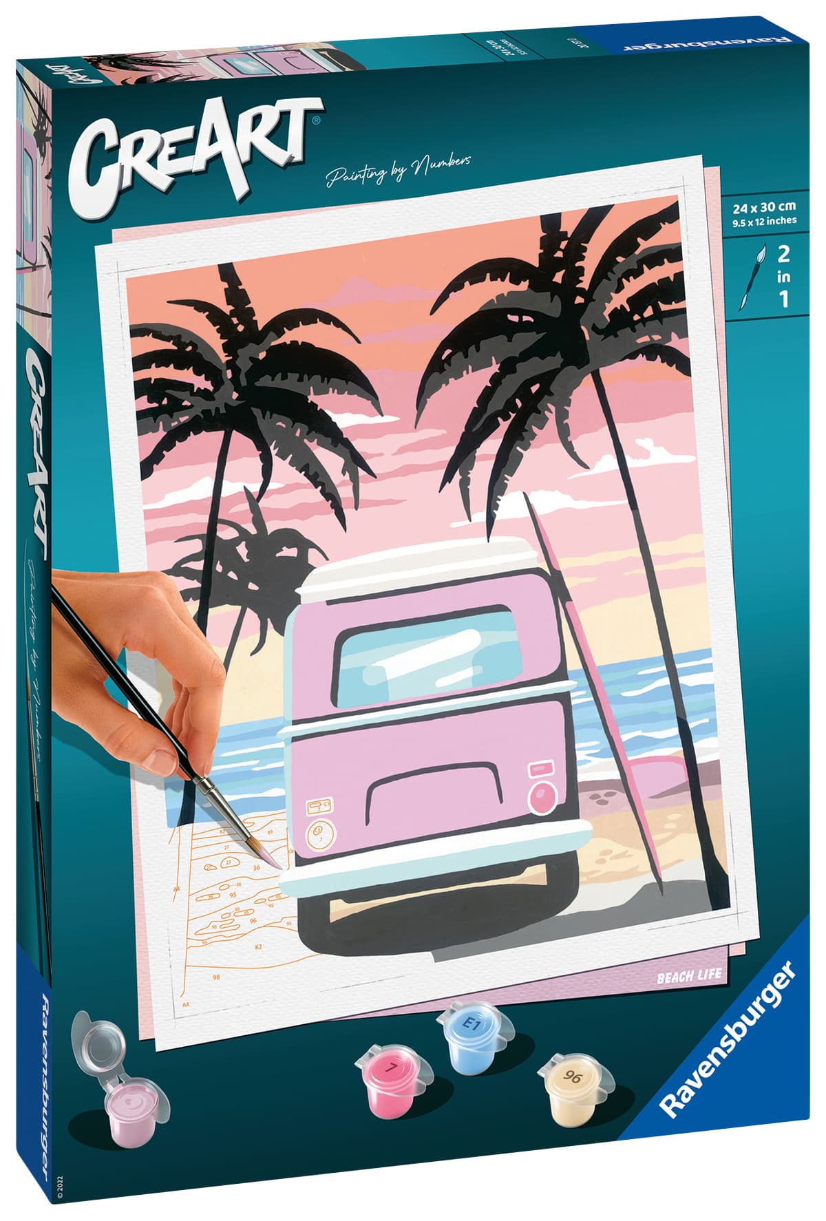 Schilderen op nummers CreArt Beach life 2