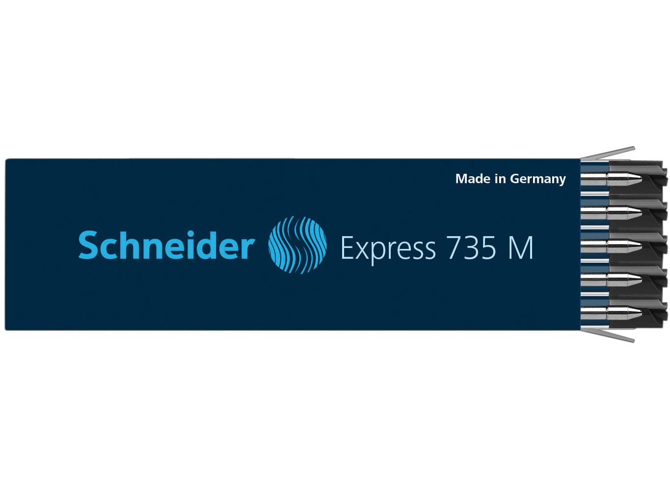 Balpenvulling Schneider 735 Express medium zwart 2