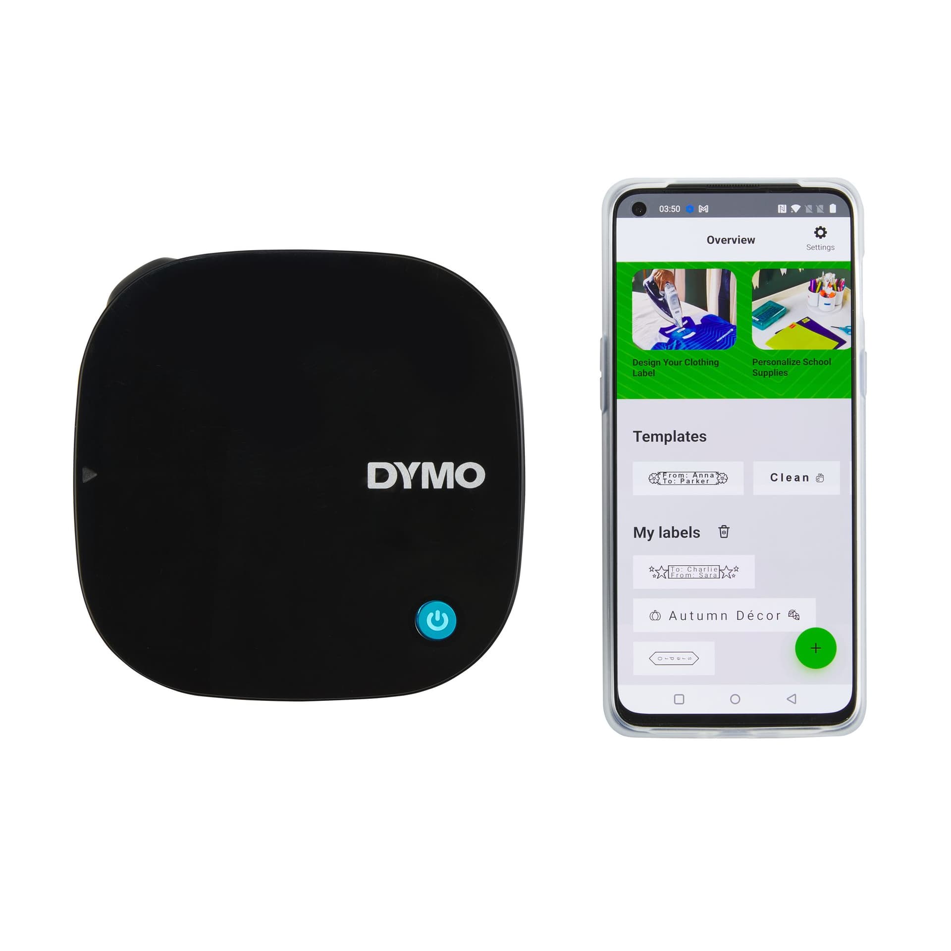 Labelprinter Dymo LetraTag 200B draagbaar bluetooth 12mm zwart 6