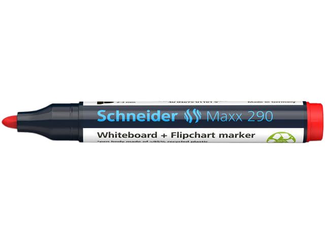 Whiteboardmarker Schneider Maxx 290 rond 2-3mm assorti 3+1 gratis 3