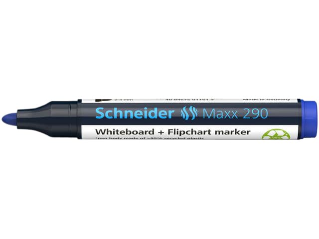 Whiteboardmarker Schneider Maxx 290 rond 2-3mm assorti 3+1 gratis 4