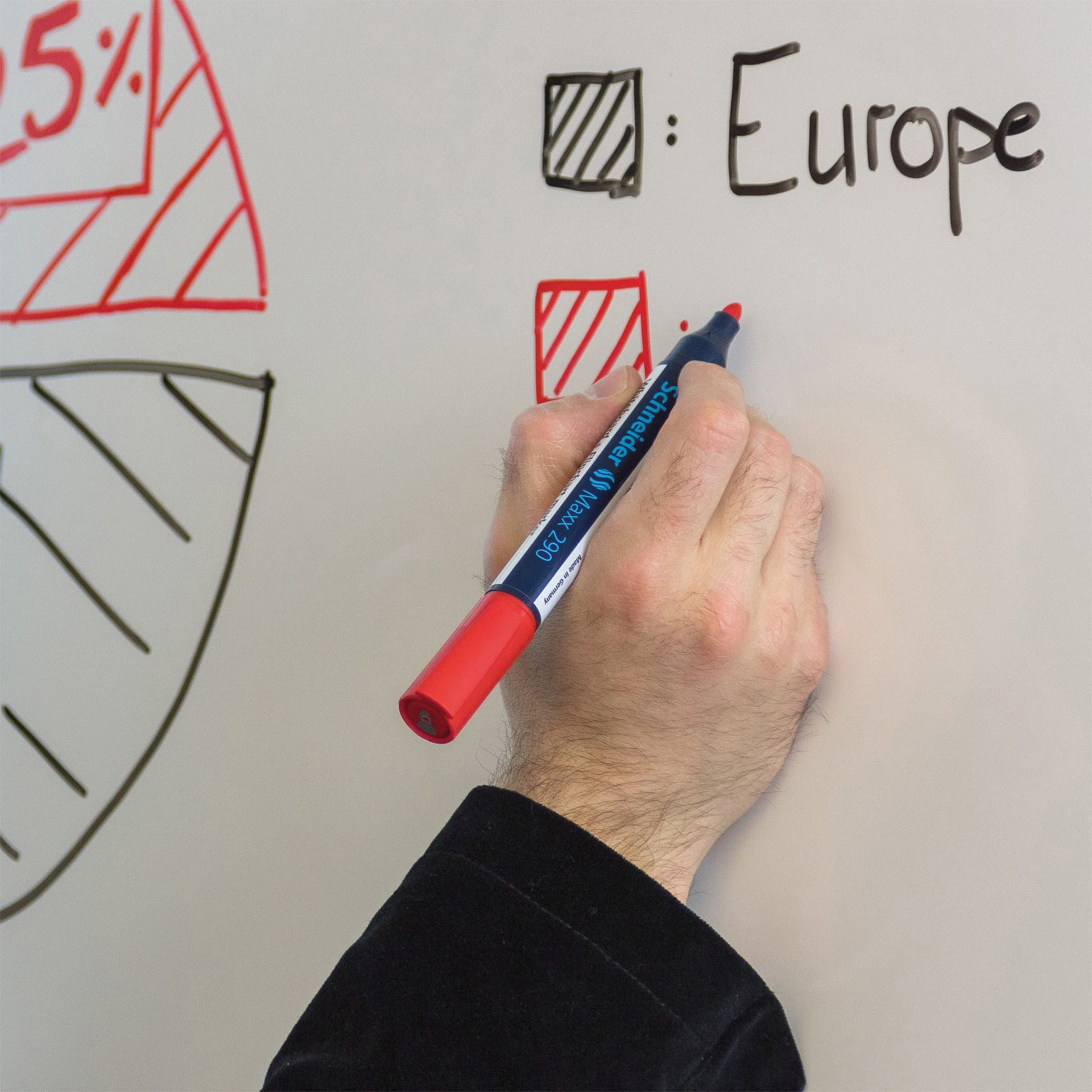 Whiteboardmarker Schneider Maxx 290 rond 2-3mm ass doos à 5+1 gratis 9