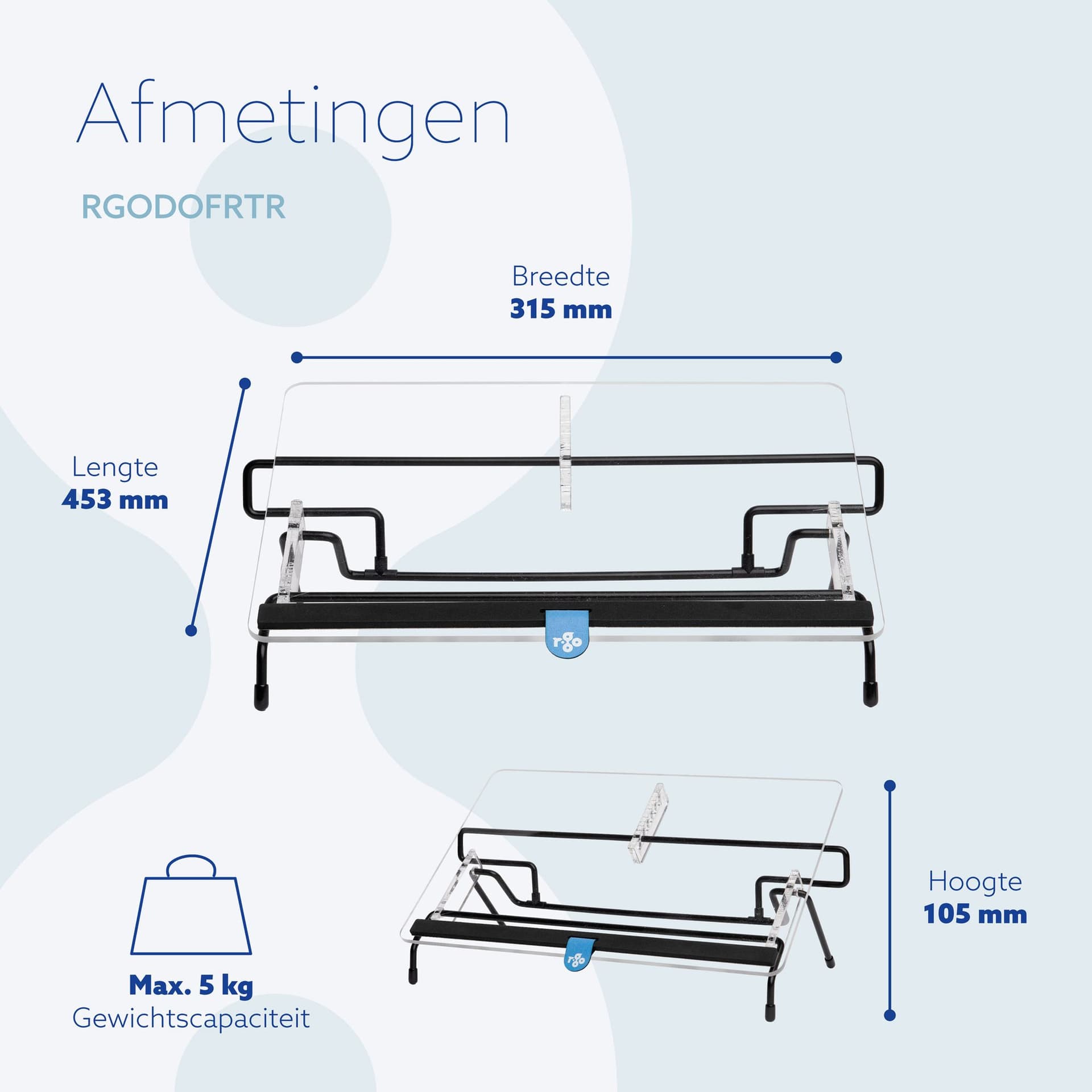 Documenthouder R-Go Flex Read Verstelbaar 5