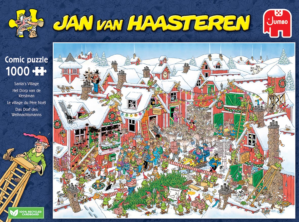 Puzzel Jan van Haasteren Santa's Village 1000 stukjes 2