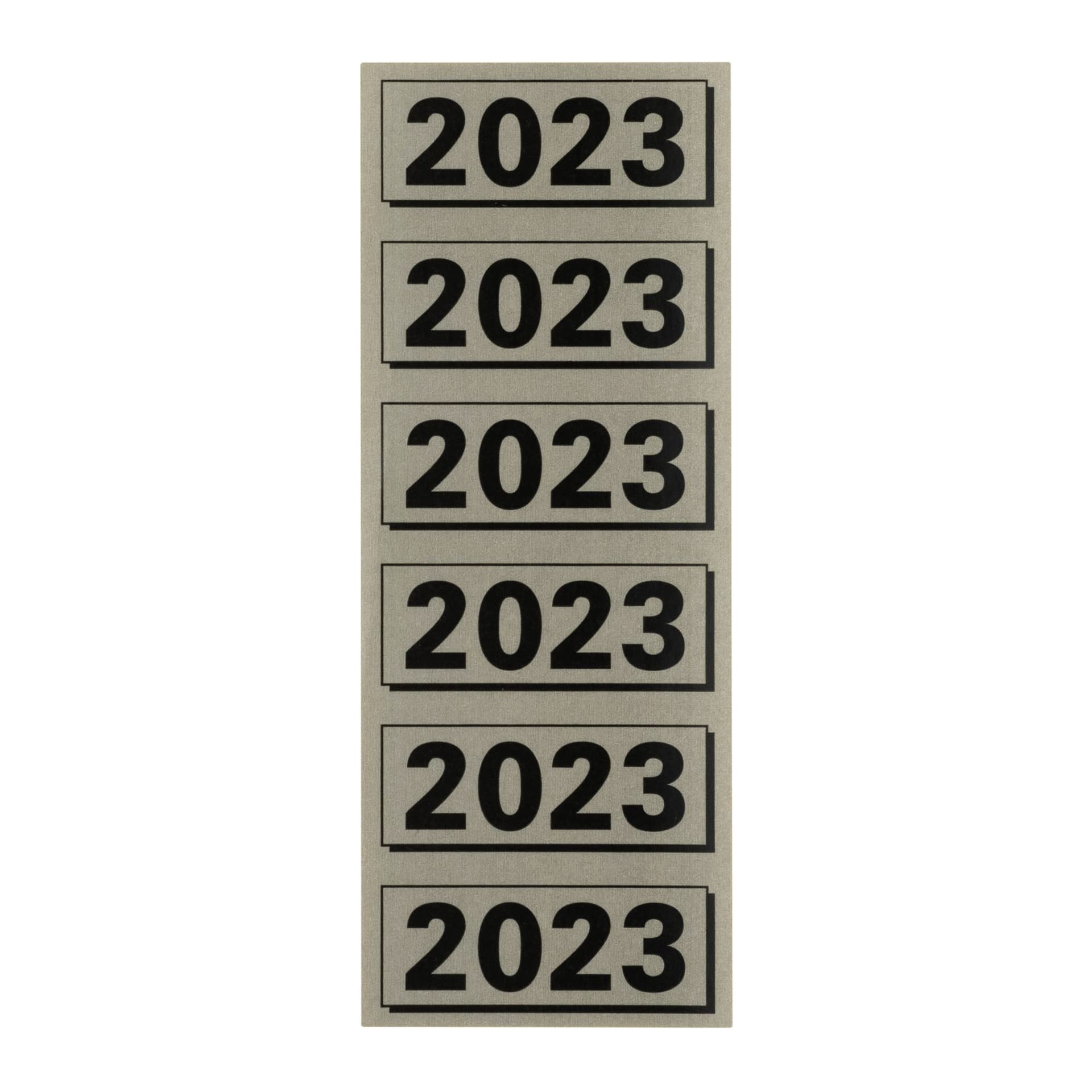 Rugetiket Elba 2023 57x25mm grijs