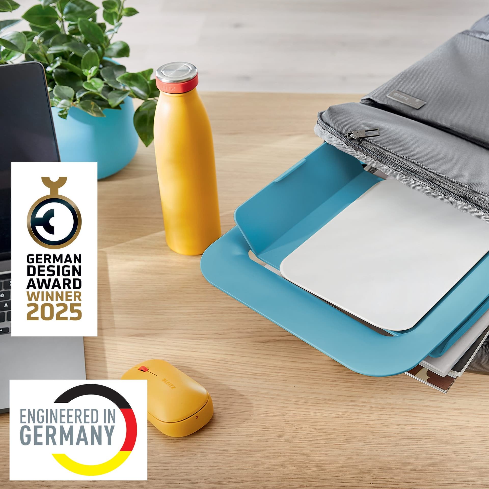 Laptopstandaard Leitz Ergo Cosy verstelbaar recyled blauw 6