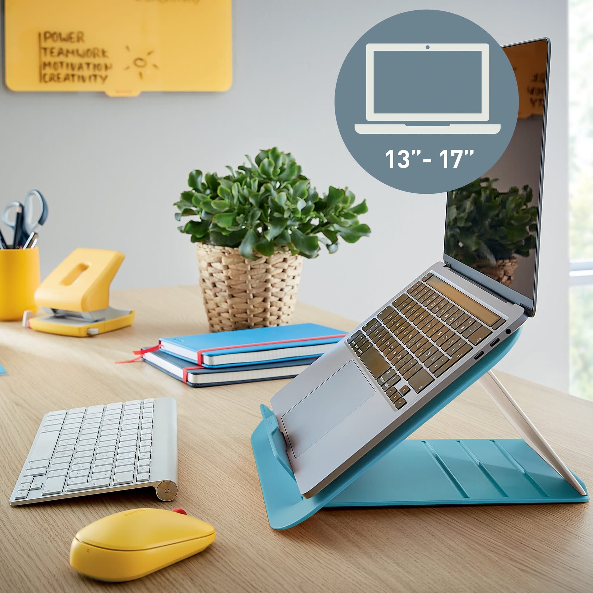 Laptopstandaard Leitz Ergo Cosy verstelbaar recyled blauw 7