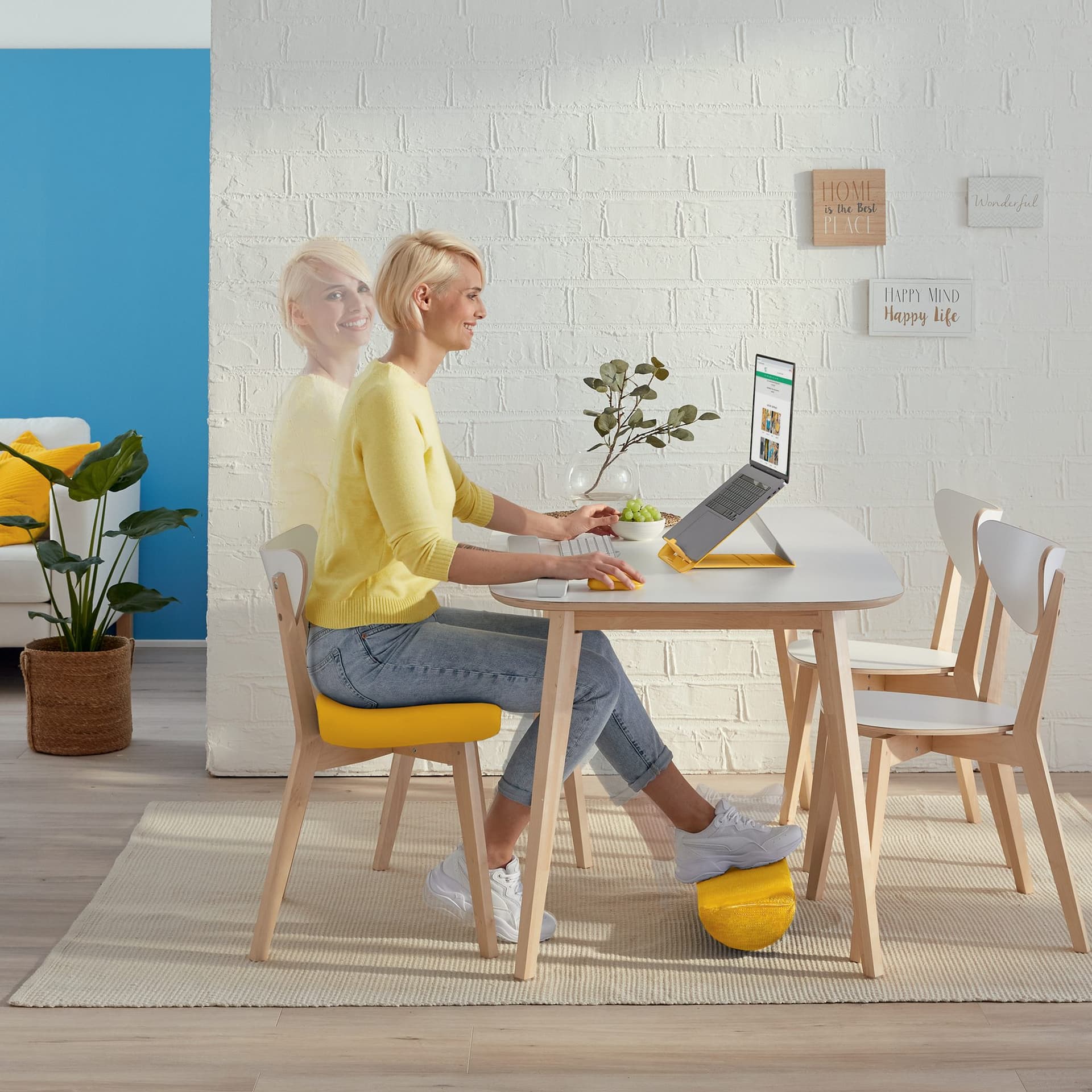 Laptopstandaard Leitz Ergo Cosy verstelbaar recyled blauw 8