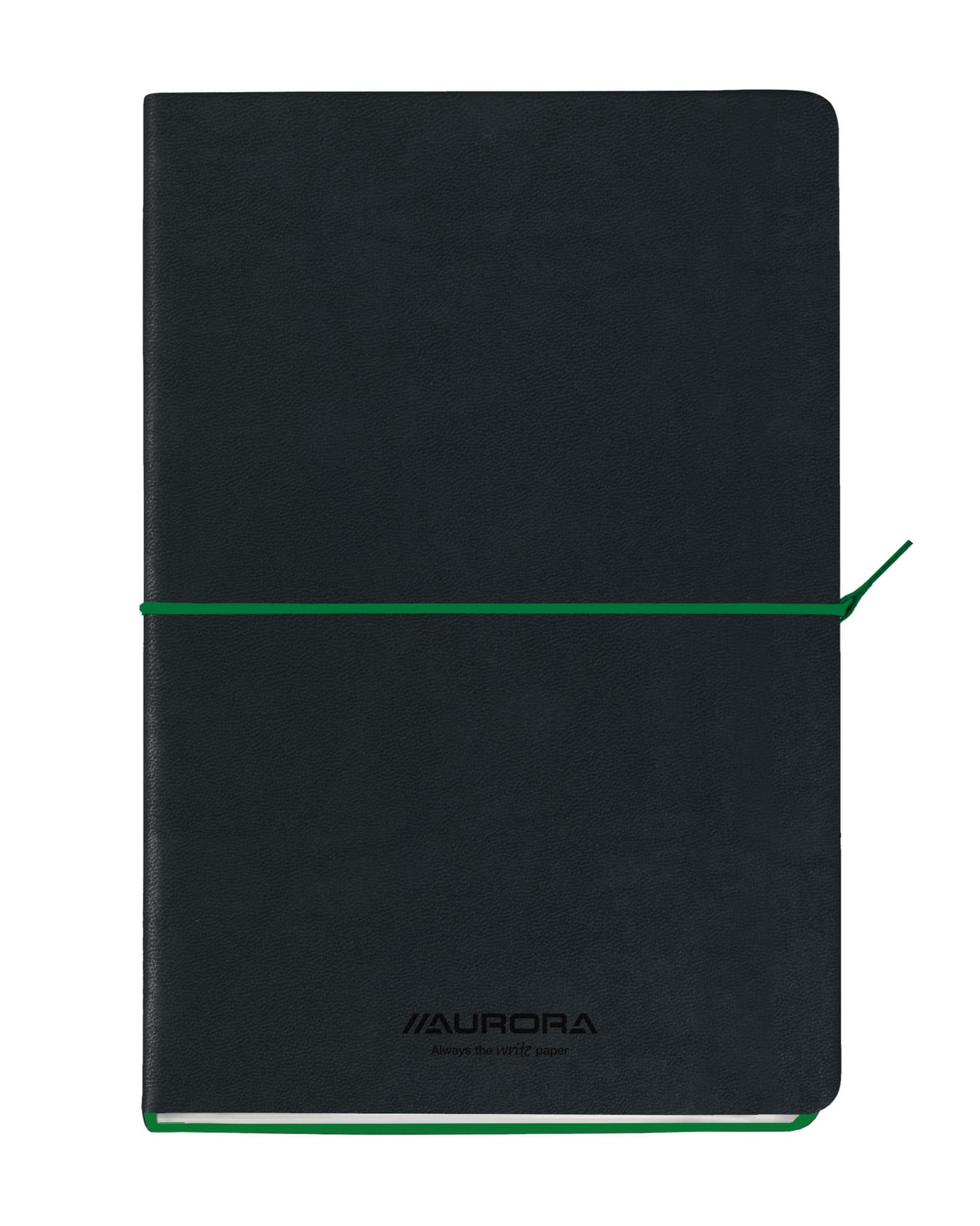Notitieboek Aurora Tesoro A5 192blz lijn 80gr groen