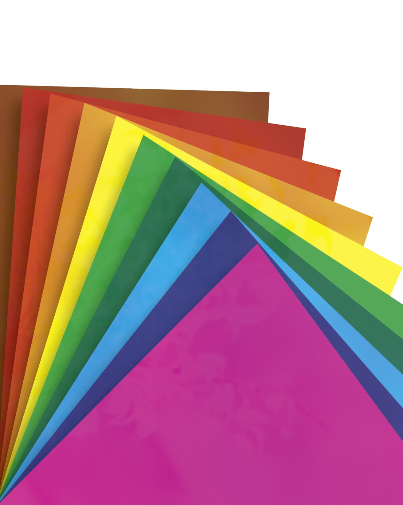 Raamfolie Folia 23x33cm 10 vel 10 kleuren 2