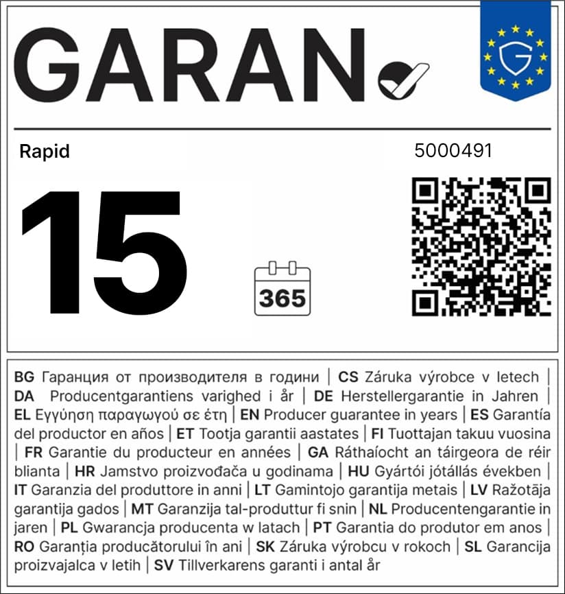 Niettang Rapid Classic K1+ 50 vel wit 10