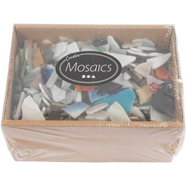 Mozaïek Creativ Company grootte 8-20mm dikte 2-3mm 2kg assorti 4