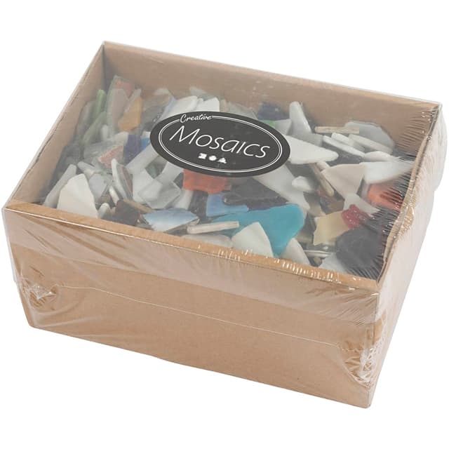 Mozaïek Creativ Company grootte 8-20mm dikte 2-3mm 2kg assorti 5