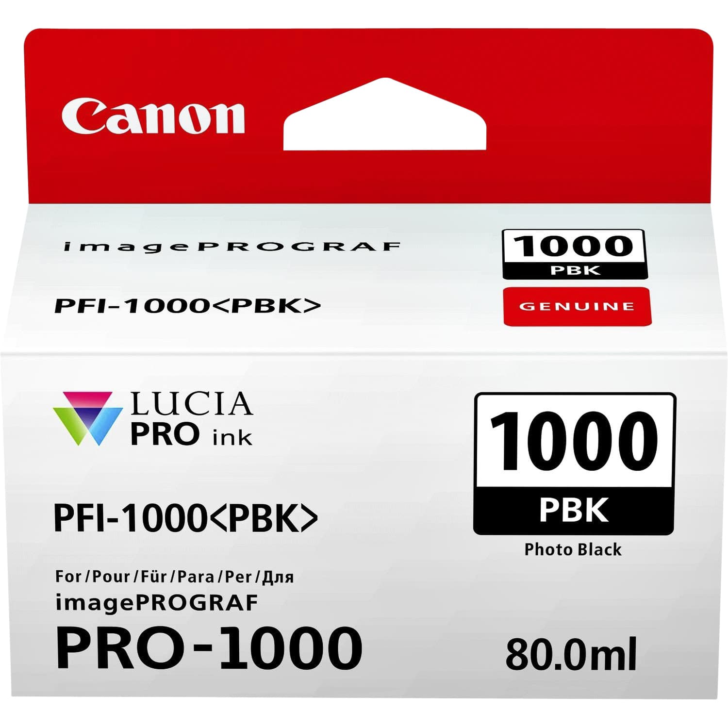 Inktcartridge Canon PFI-1000 foto zwart