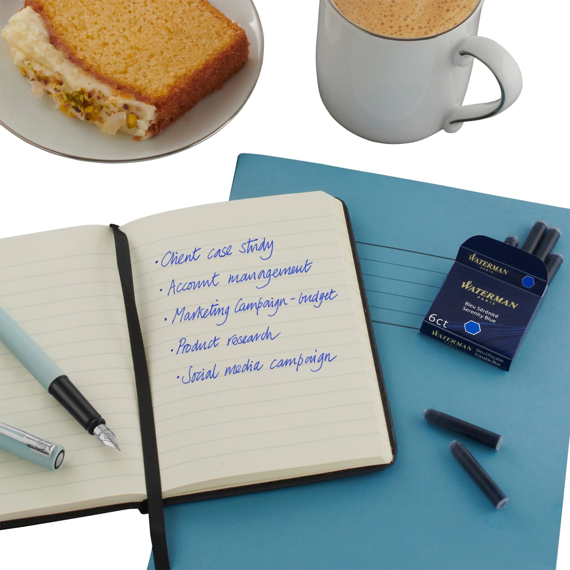 Vulpen Waterman Allure pastel blue CT fijn 10