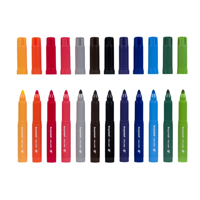 Viltstift Bruynzeel Kids Big Point assorti 12 stuks 3