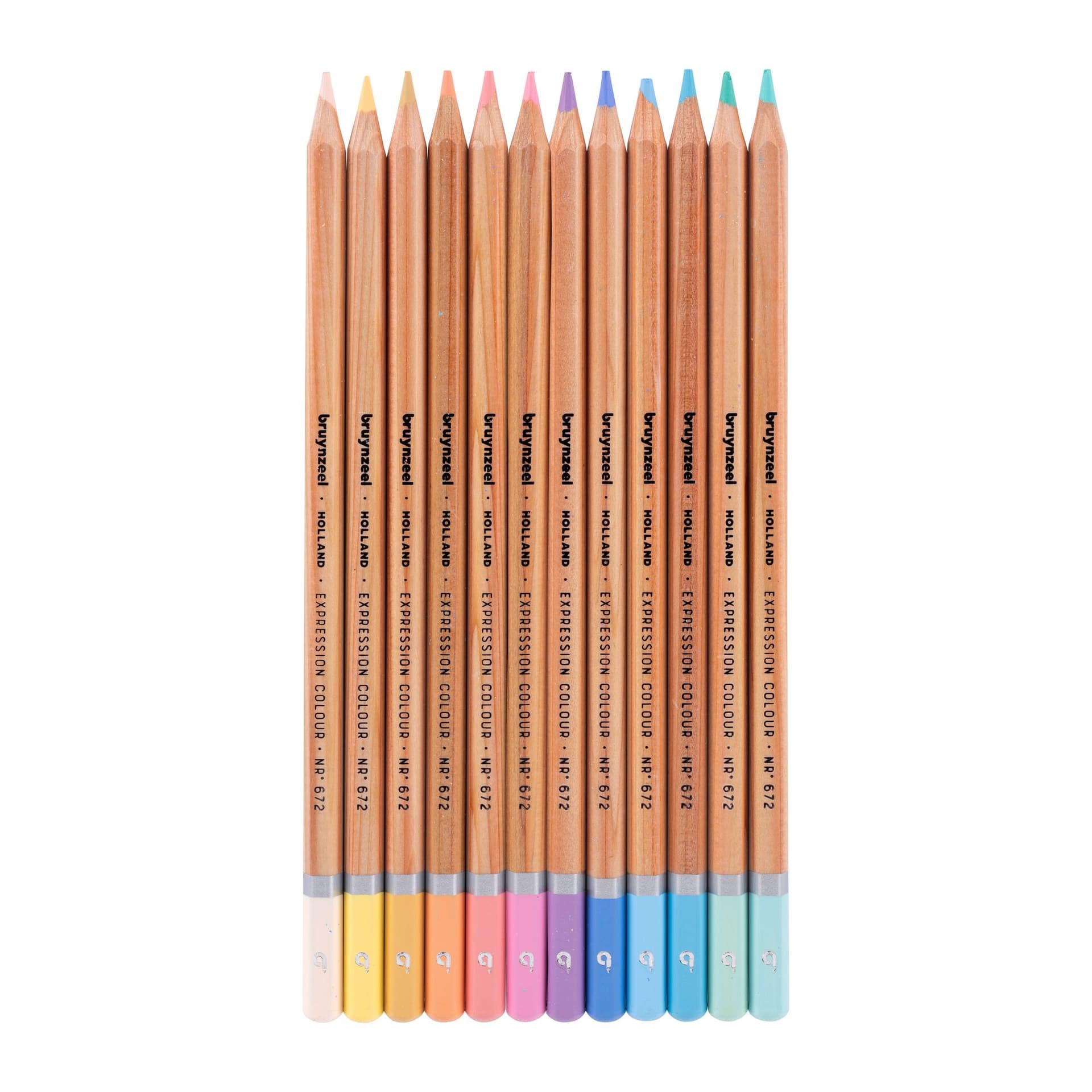 Kleurpotloden Bruynzeel Expression assorti pastel blik à 12 stuks 2