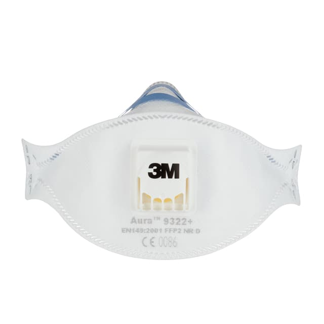 Stofmasker 3M Aura voor schuren 9322+ FFP2 met ventiel 5 stuks 4