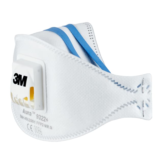 Stofmasker 3M Aura voor schuren 9322 FFP2 met ventiel 2 stuks 4