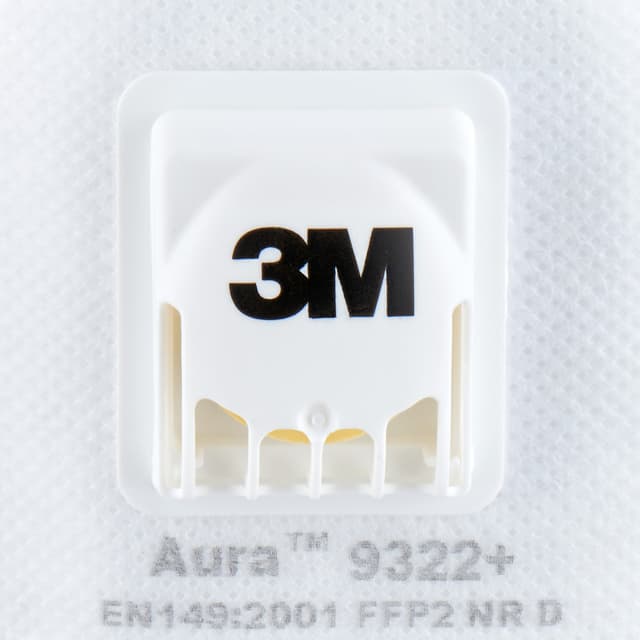 Stofmasker 3M Aura voor schuren 9322 FFP2 met ventiel 2 stuks 6