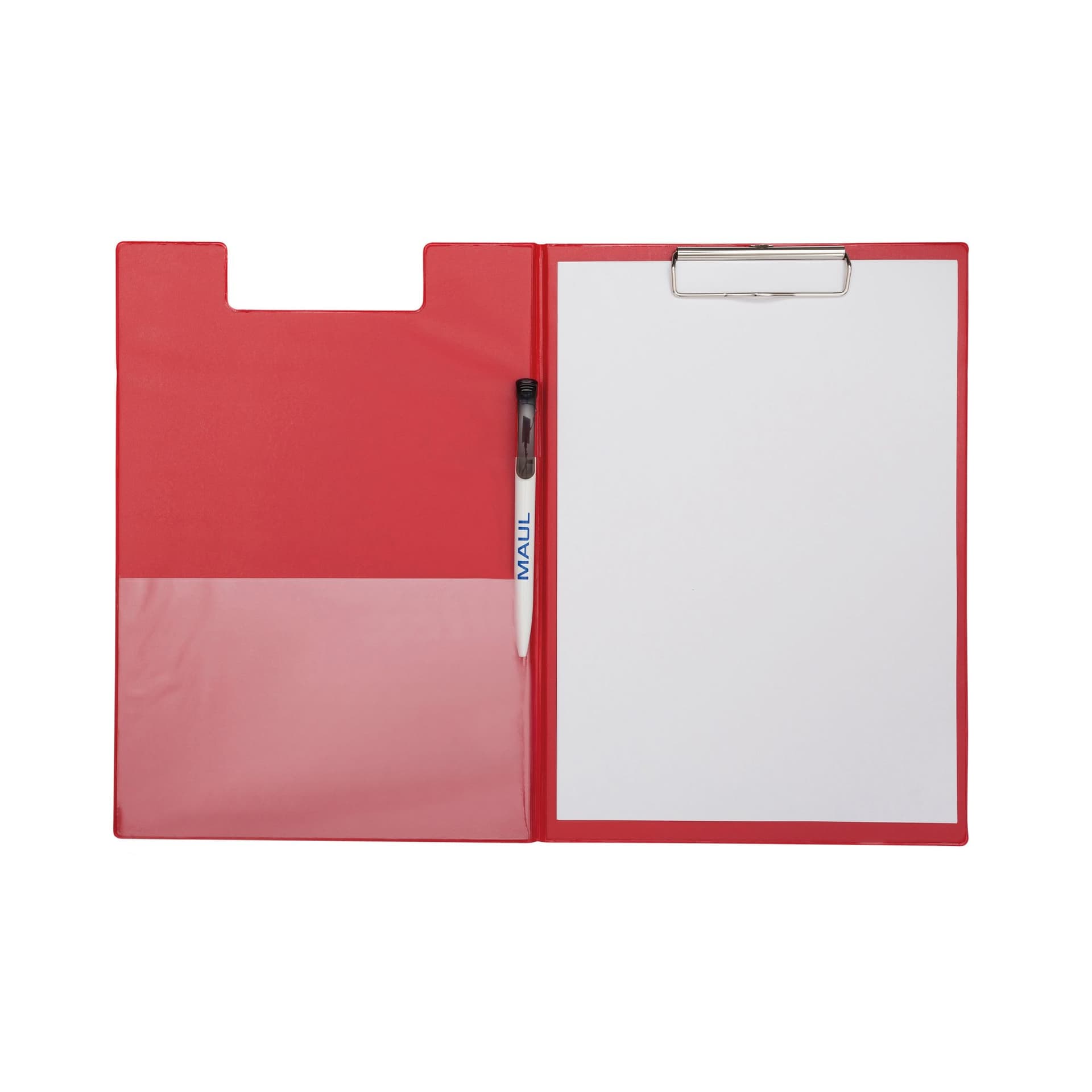 Klembordmap MAULpoly A4 staand PP-folie rood 3