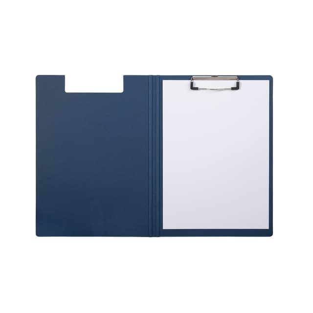 Klembordmap MAULbalance A4 versterkt karton rug 8mm blauw 6