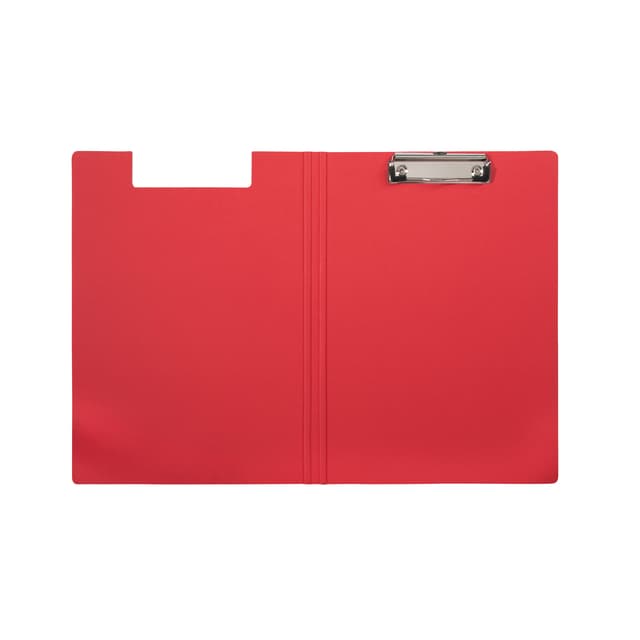 Klembordmap MAULbalance A4 versterkt karton rug 8mm rood 3