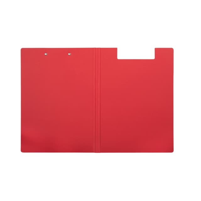 Klembordmap MAULbalance A4 versterkt karton rug 8mm rood 4