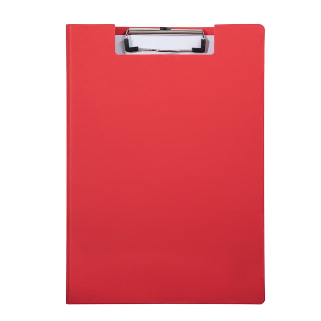 Klembordmap MAULbalance A4 versterkt karton rug 8mm rood 5