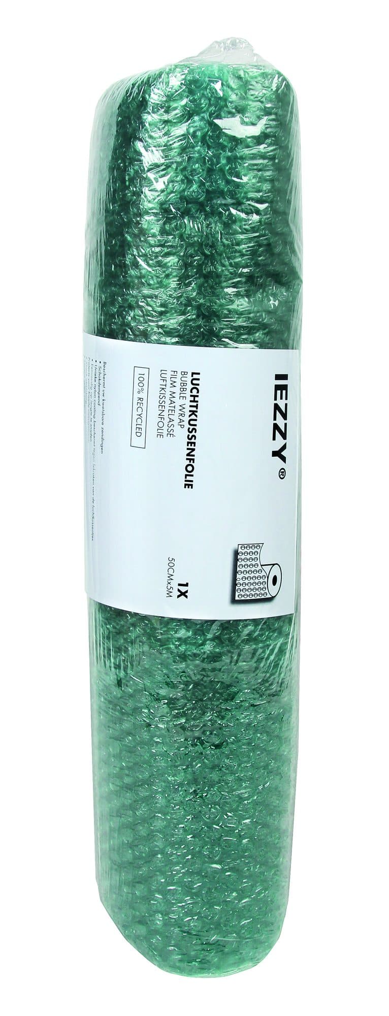 Luchtkussenfolie IEZZY rol 500mmx5m 100% recycled (PIR) groen