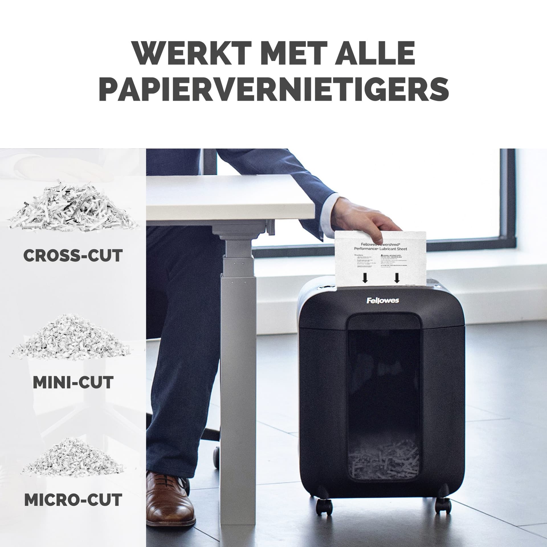 Olievellen voor papiervernietiger Fellowes Powershred Performance+ 10 vel 6